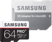 Samsung Pro+ Micro SDXC Class 10 64GB met Adapter