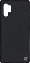 Samsung Galaxy Note 10 Plus siliconenhoesje Mat Zwart Siliconen Gel TPU / Back Cover / Hoesje
