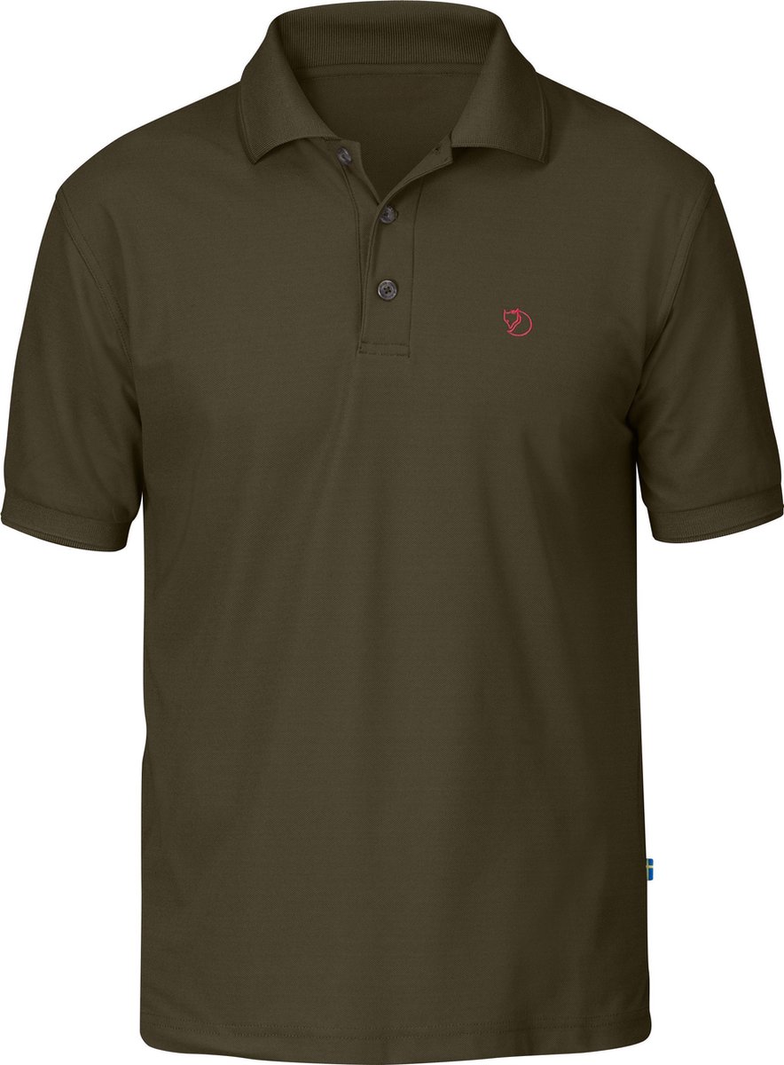Fjallraven Crowley Pique Shirt Heren Dark Olijf
