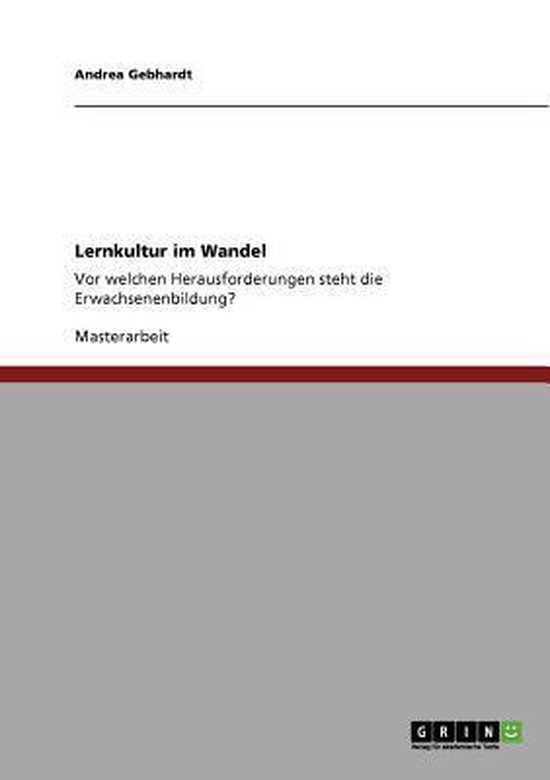 Lernkultur im Wandel - cover