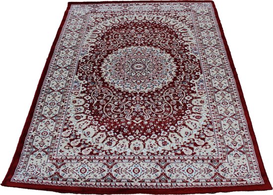Vloerkleed klassiek Tachmahal perzisch patroon Rood 200x290 cm