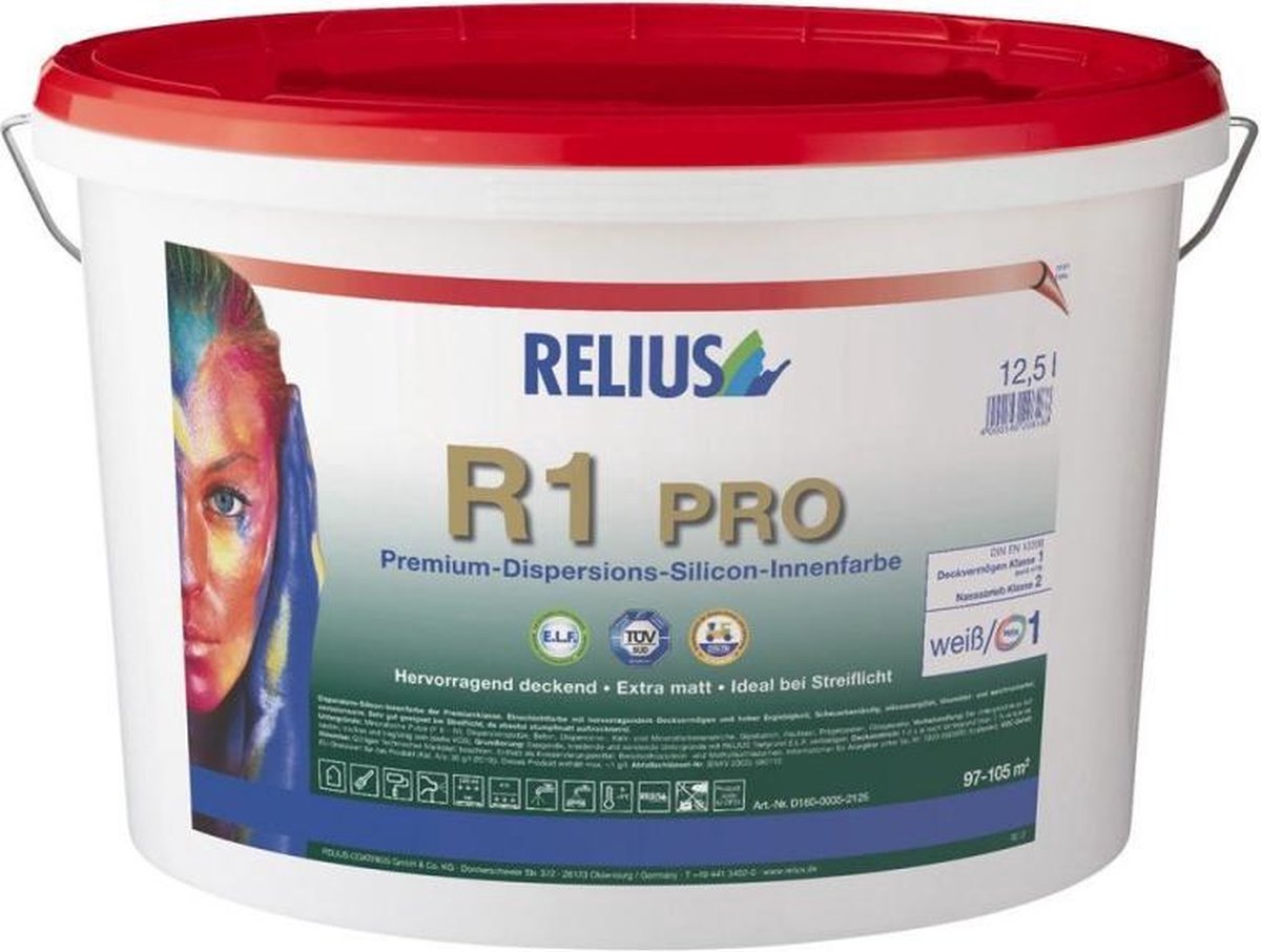 Relius R1 PRO 12,5L - RAL 9003