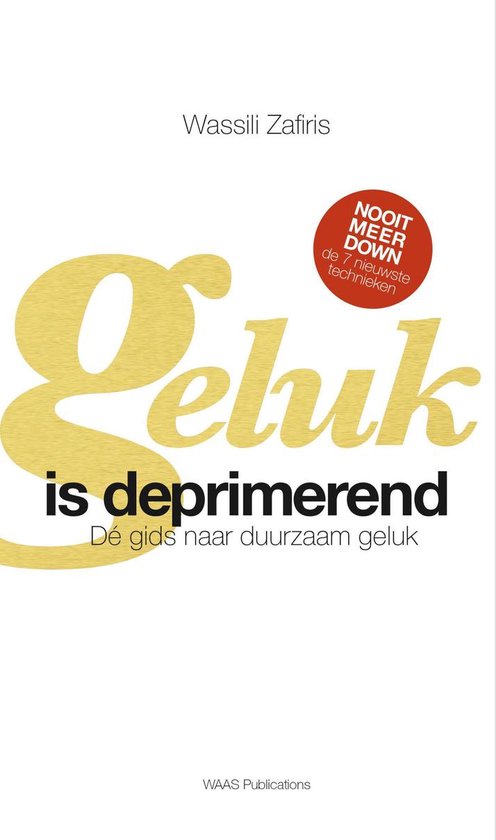 Geluk is deprimerend - cover
