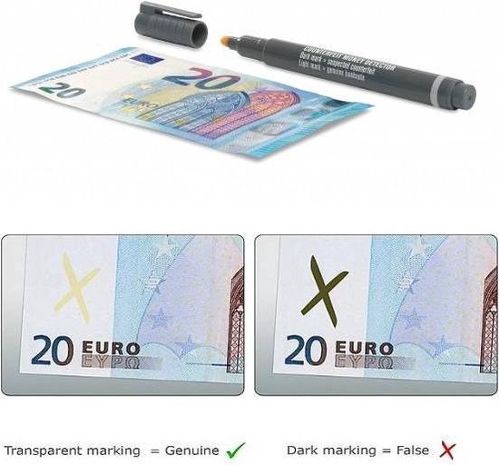 Bellson Euro Quick-Tester, Geldcontrole Pen | bol