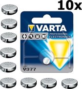 Batterij Varta knoopcel V377 horloge blister à 1stuk - 10 stuks
