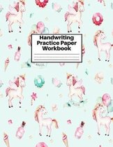 Handwriting Practice Paper Workbook