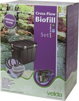 Velda Cross-Flow Biofill Set + UV-C Unit 18 W + High-Stream 4500 + slang