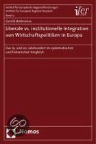 Ambrosius, G: Liberale vs. institutionelle Integration