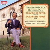 De/Pryor Peyer - French Music For Clarinet & Piano (CD)