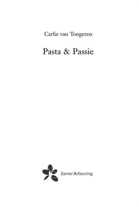 Titelpagina van het boek 'Pasta & Passie'.