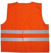 Fluorescerend Oranje Reflecterend Wegenbouw Veiligheidsvest - One size fits all | Fluorescerend | Veiligheids Vest | Veiligheidshesje | Wegwerkersvest | Werkkleding | Hesje voor Kl