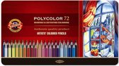 Crayons de couleur Koh-I-Noor Polycolor 72