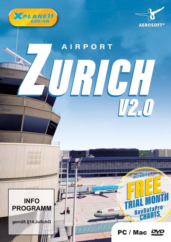 GAME Airport Zurich V2.0 XP Video game downloadable content (DLC) PC/Mac/Linux XPlane 11 Duits, Engels