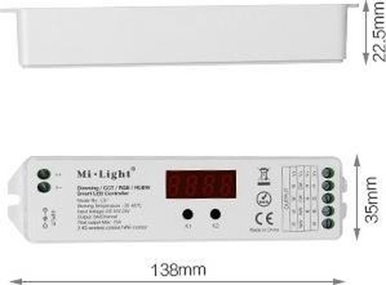 99-Zone Smart Receiver 4-in-1 2.4GHz LED Ontvanger - LS1 Mi-light 2.0