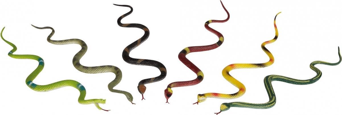 10x stuks plastic slangen van 35 cm