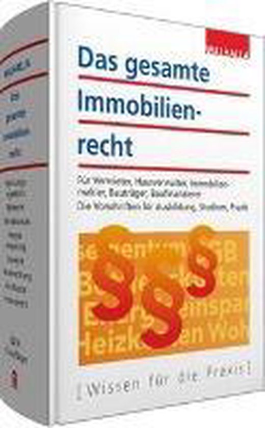 Das gesamte Immobilienrecht - Ausgabe 2016 - cover