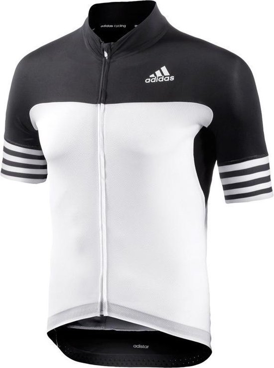Adidas Fietsshirt Adistar Ss Heren Zwart/wit Maat Xs | bol.com