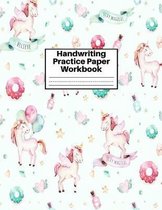 Handwriting Practice Paper Workbook