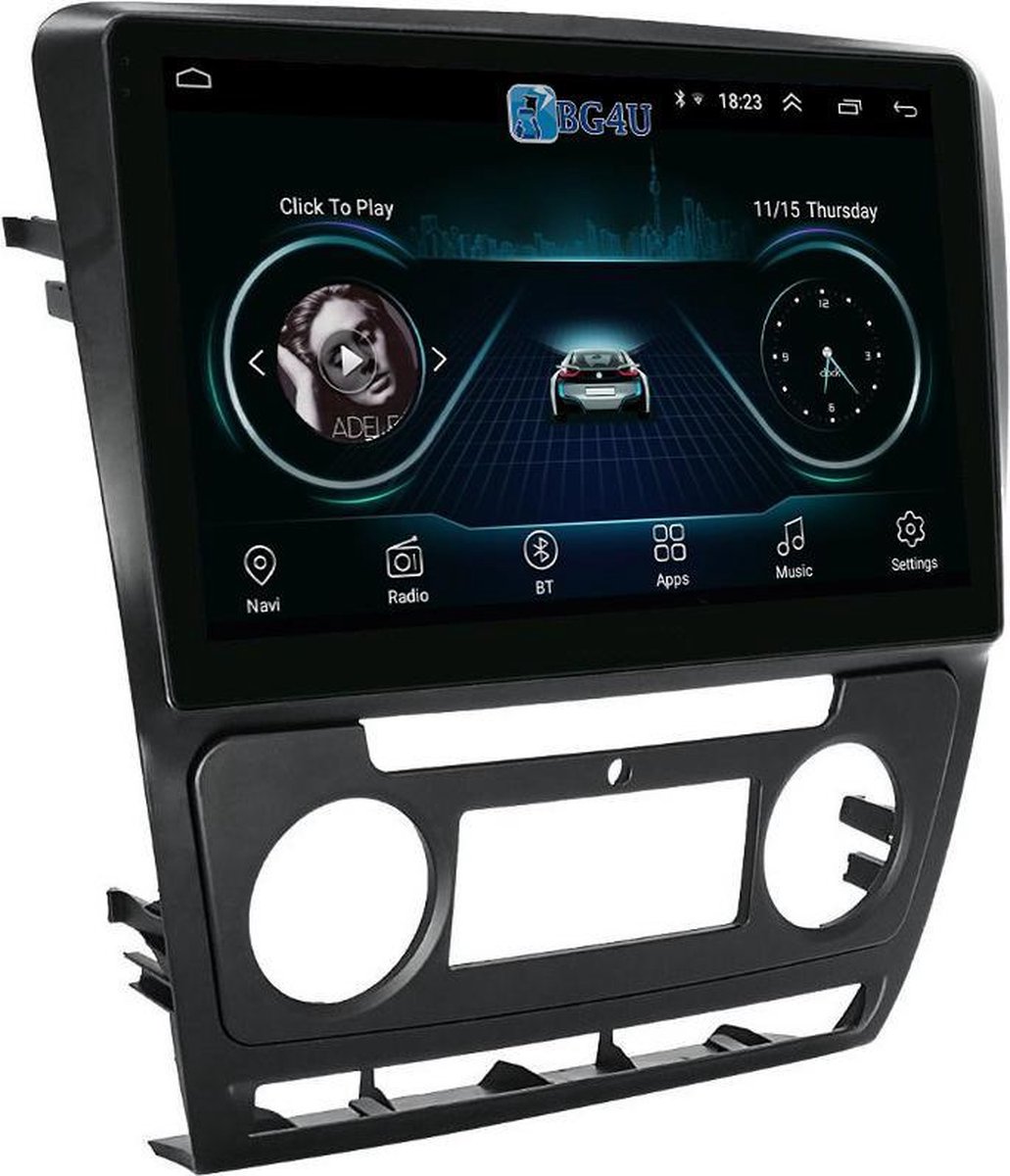 Navigatie radio Skoda Octavia 2008-2013, Android 8.1, 10.1 inch scherm,  GPS, Wifi,... | bol