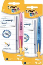 20x Bic kids balpen Twist op blister met gratis vulling, geassorteerd