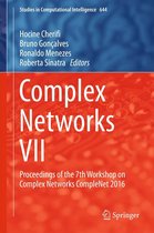 Studies in Computational Intelligence 644 - Complex Networks VII
