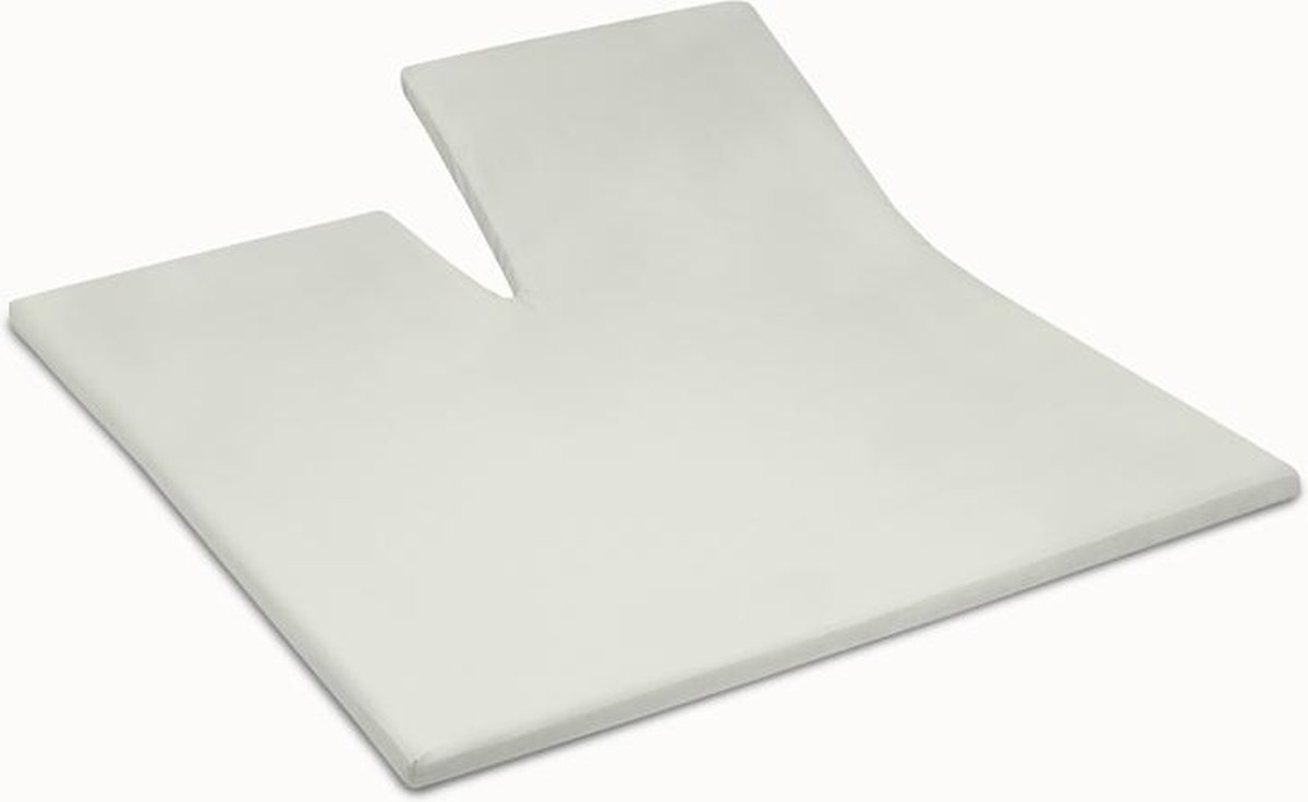 Damai Hoeslaken splittopper Double Jersey 180 x 200/210 cm Ivory