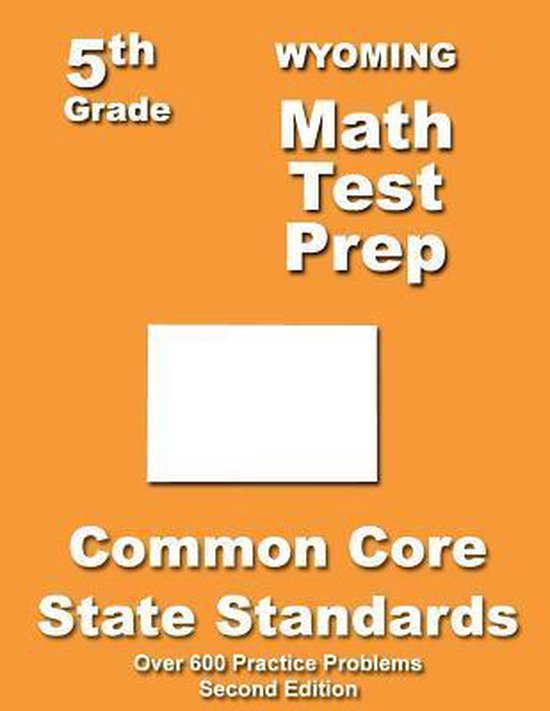 Wyoming 5th Grade Math Test Prep - cover