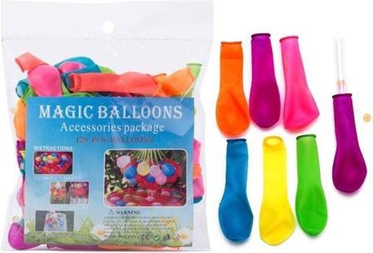 Pedagogie kunstmest Verfijning 10x navulset magic waterballonnen 120pcs | bol.com