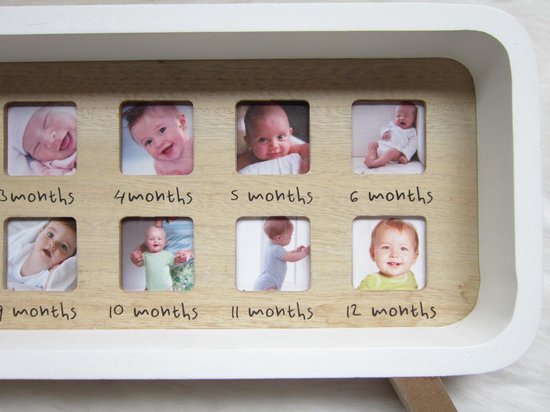 Afwijking ontwikkeling magie Baby fotolijst van 1 tm 12 maanden | bol.com