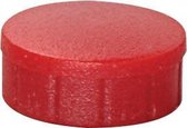 34x Maul magneet MAULsolid, diameter 15x7mm, rood, doos met 10 stuks
