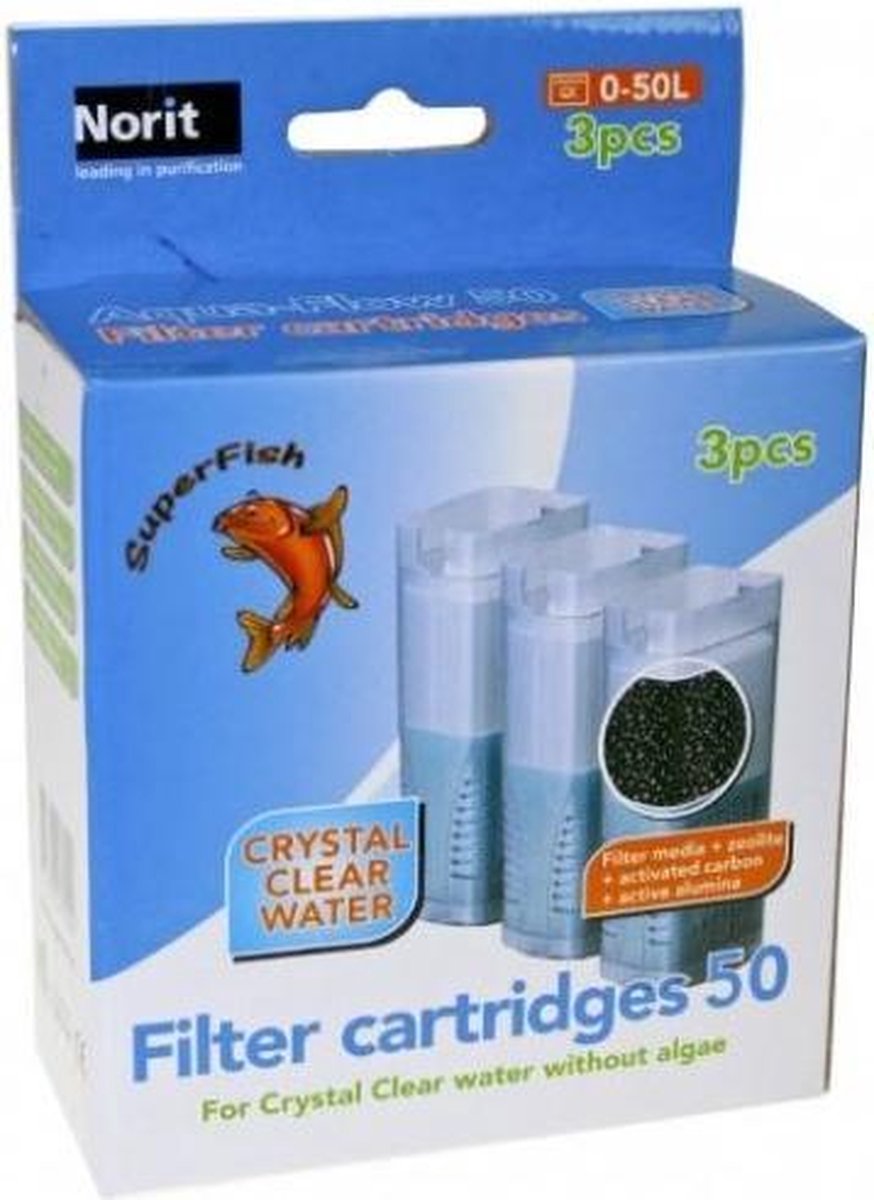 Superfish 50 crystal clear cassette - 1 ST à 3 ST