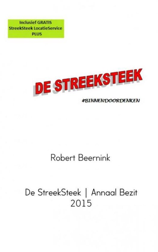 De StreekSteek annaal bezit 2015 - cover