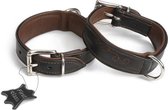 Swirl - Hondenhalsband -  Zwart - 28-34 cm x 35 mm