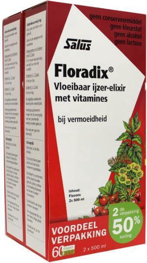Salus Floradix Kruidenelixer - 500 ml | bol.com