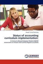 Status of accounting curriculum implementation