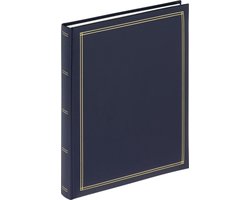 Walther SK-124-L Monza - Zelfklevend album - Formaat 26 x 30 cm - Blauw