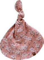 Knoopknuffel konijn Lilly roze/off white