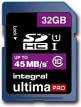 Integral INSDH32G10-45 flashgeheugen 32 GB SDHC Klasse 10