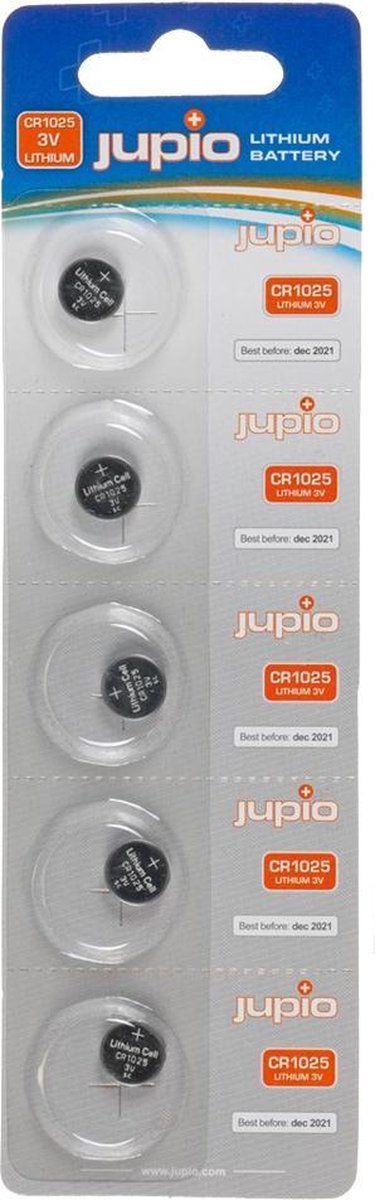 Jupio CR1025 3V 5pcs - Knoopcel