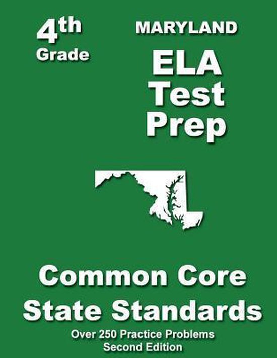 Maryland 4th Grade Ela Test Prep - cover