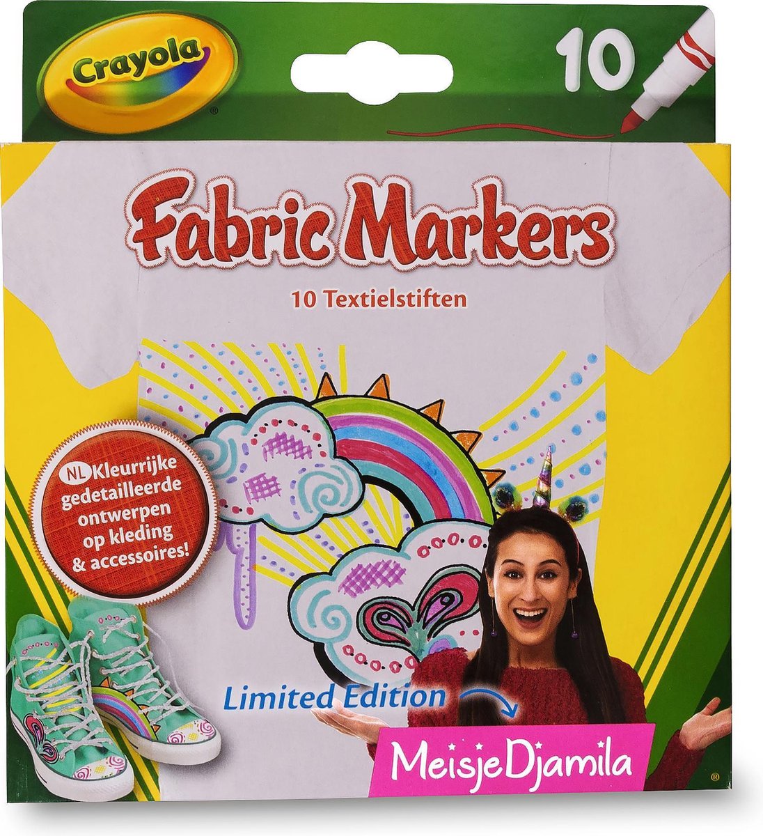 10 Textielstiften Meisje Djamila Limited Edition | bol.com