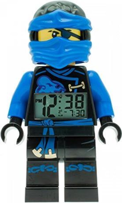 LEGO Ninjago Jay Masters of Spinjitzu Wekker Alarm Klok Minifigure - LEGO Ninjago