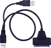 Garpex® SATA naar USB 2.0 Adapter Converter Kabel Zwart