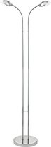 EGLO Canetal 1 - Vloerlamp - 2 Lichts - Chroom - Gesatineerd