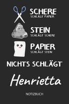 Nichts schl gt - Henrietta - Notizbuch