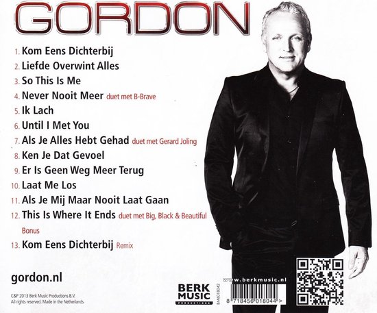Hedendaags bol.com | Liefde Overwint Alles, Gordon | CD (album) | Muziek TL-85