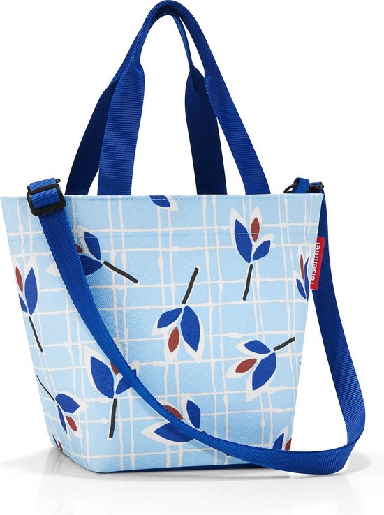 Reisenthel Shopper XS Schooltas - Maat XS - 4L - Leaves Blue Lichtblauw