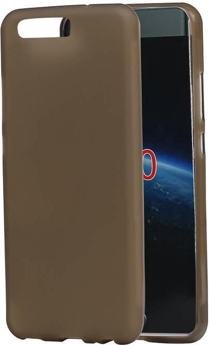 BestCases.nl Huawei P10 TPU back case hoesje transparant Grijs