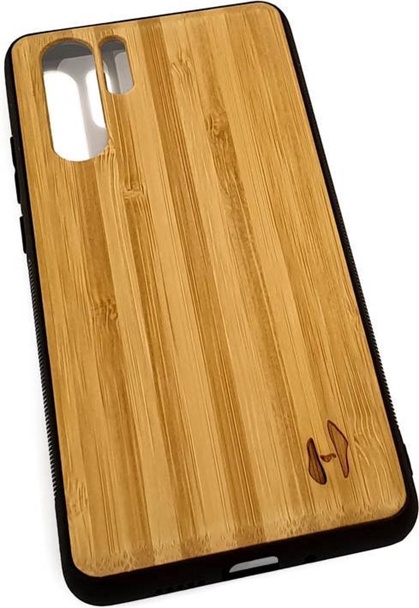 Hoentjen Creatie, Houten TPU case - Huawei P30 Pro Bamboe