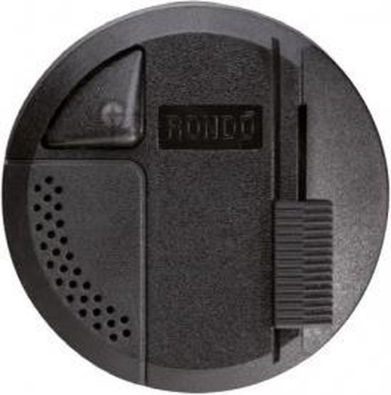 Gradateur de sol Relco Rondo LED noir 4-100W Ø94 × 37mm